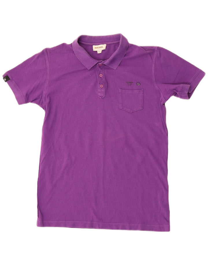 Diesel Polo Shirt til mænd Stor lilla bomuld