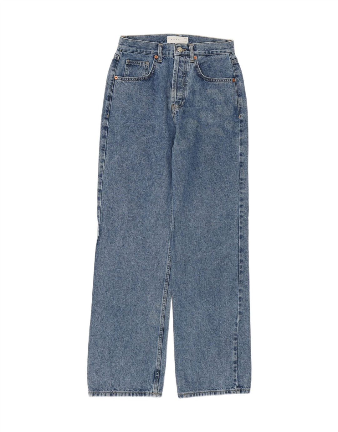 TOPSHOP Womens Straight Jeans W27 L30 Blue Cotton Vintage Topshop and Second-Hand Topshop from Messina Hembry 