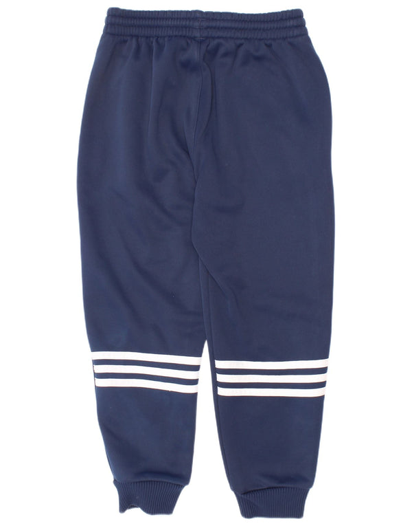 Adidas Drenge Træningsdragt Bukser Joggers 6-7 År Marineblå Polyester