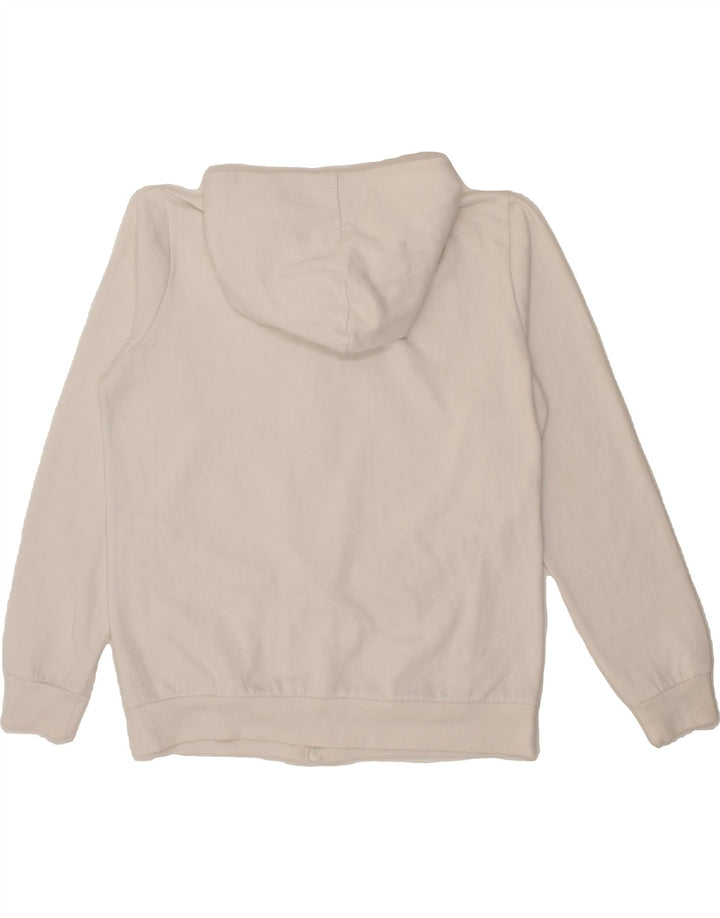 FREDDY Womens Zip Hoodie Sweater UK 16 Large White Polyester Vintage Freddy and Second-Hand Freddy from Messina Hembry 