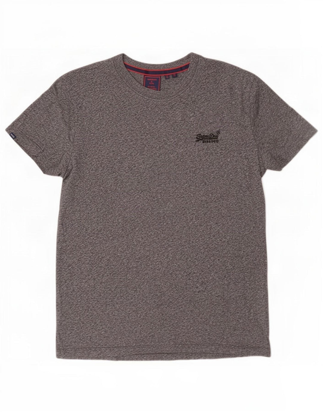 Superdry T-shirt top mellem grå bomuld til mænd