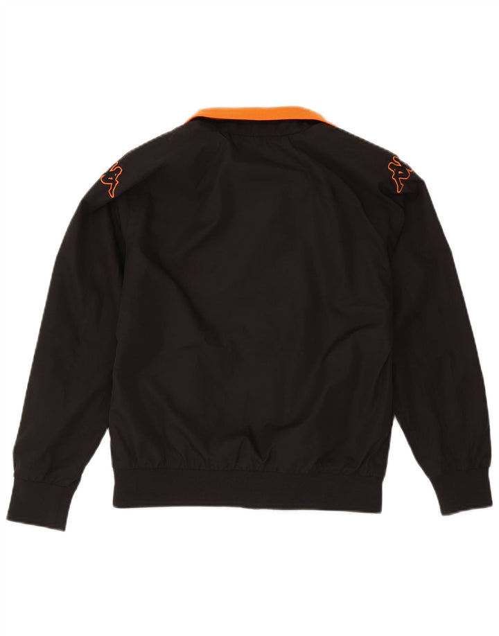 Kappa Boys As Roma Graphic Bomber Jacket 11-12 år Sort Colourblock