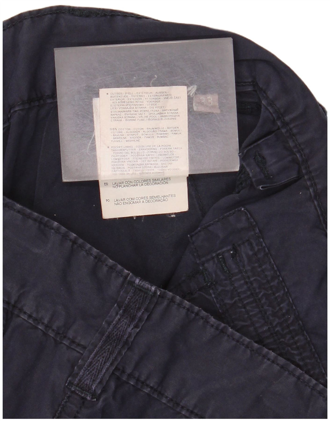 Napapijri Herre Cargo Shorts W33 Medium Marineblå Bomuld