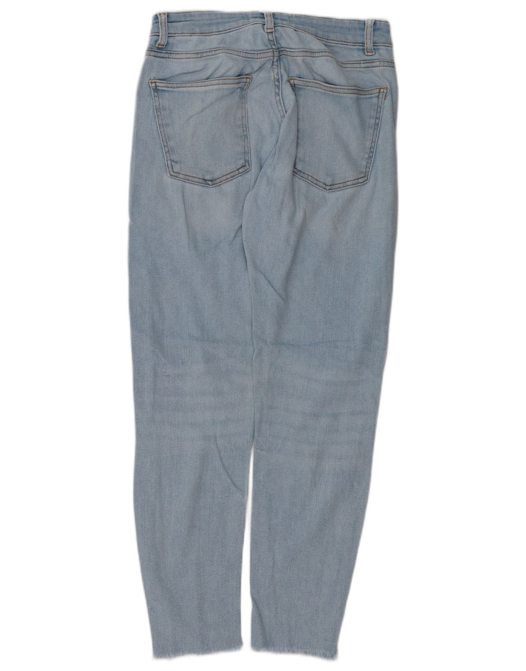 ZARA Tapered Jeans til kvinder EU 36 XS W26 L28 Blå Bomuld