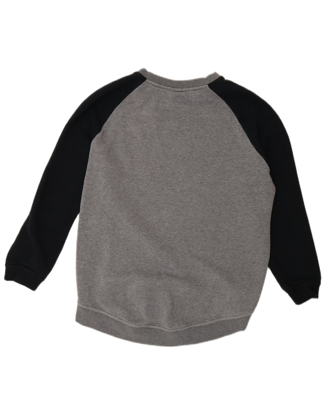 Nike Dame Air Graphic Sweatshirt Jumper UK 14 Medium Grey Colourblock