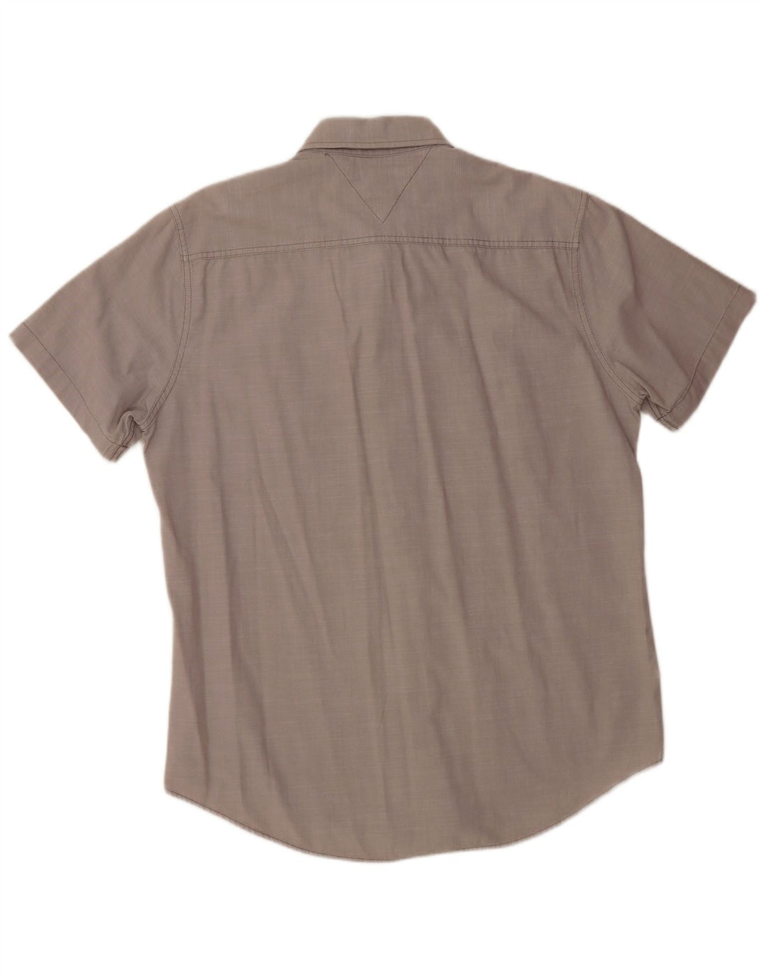 TOMMY HILFIGER Herre Custom Fit kortærmet skjorte, stor grå