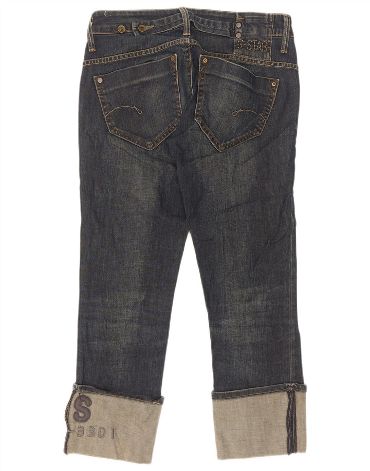 G-Star Womens Cropped Jeans W28 L25 Marineblå Bomuld