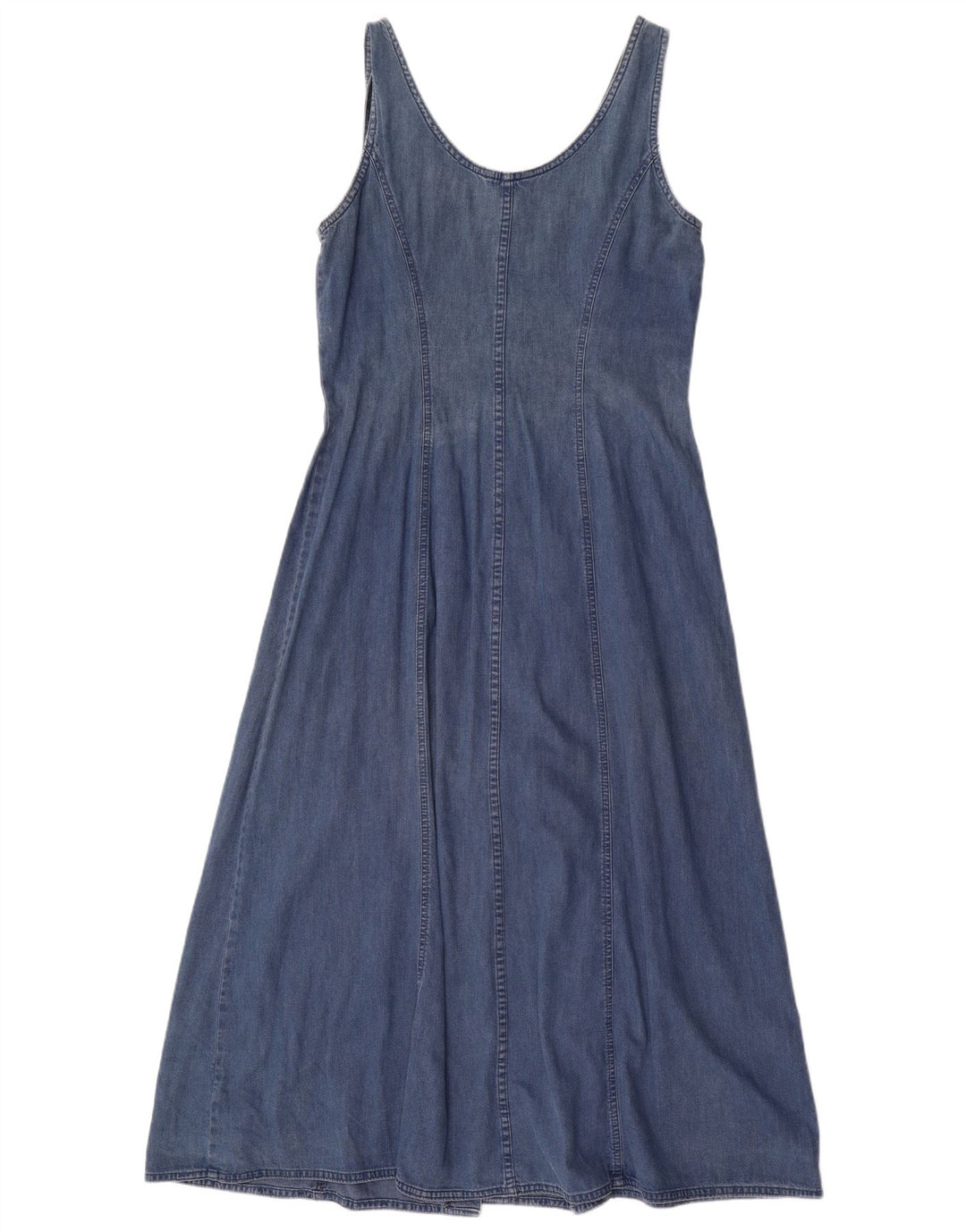 Marks & Spencer Dame Maxi Denim Kjole uden ærmer UK 12 Medium Blue