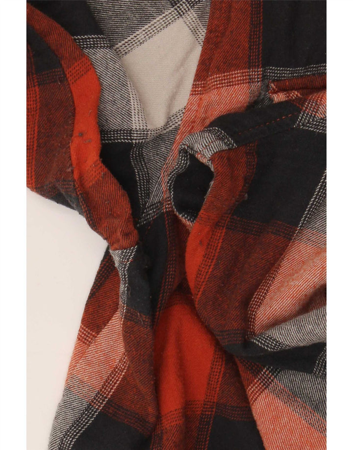 Mountain Warehouse Herre Flanelskjorte XL Rød Plaid Bomuld
