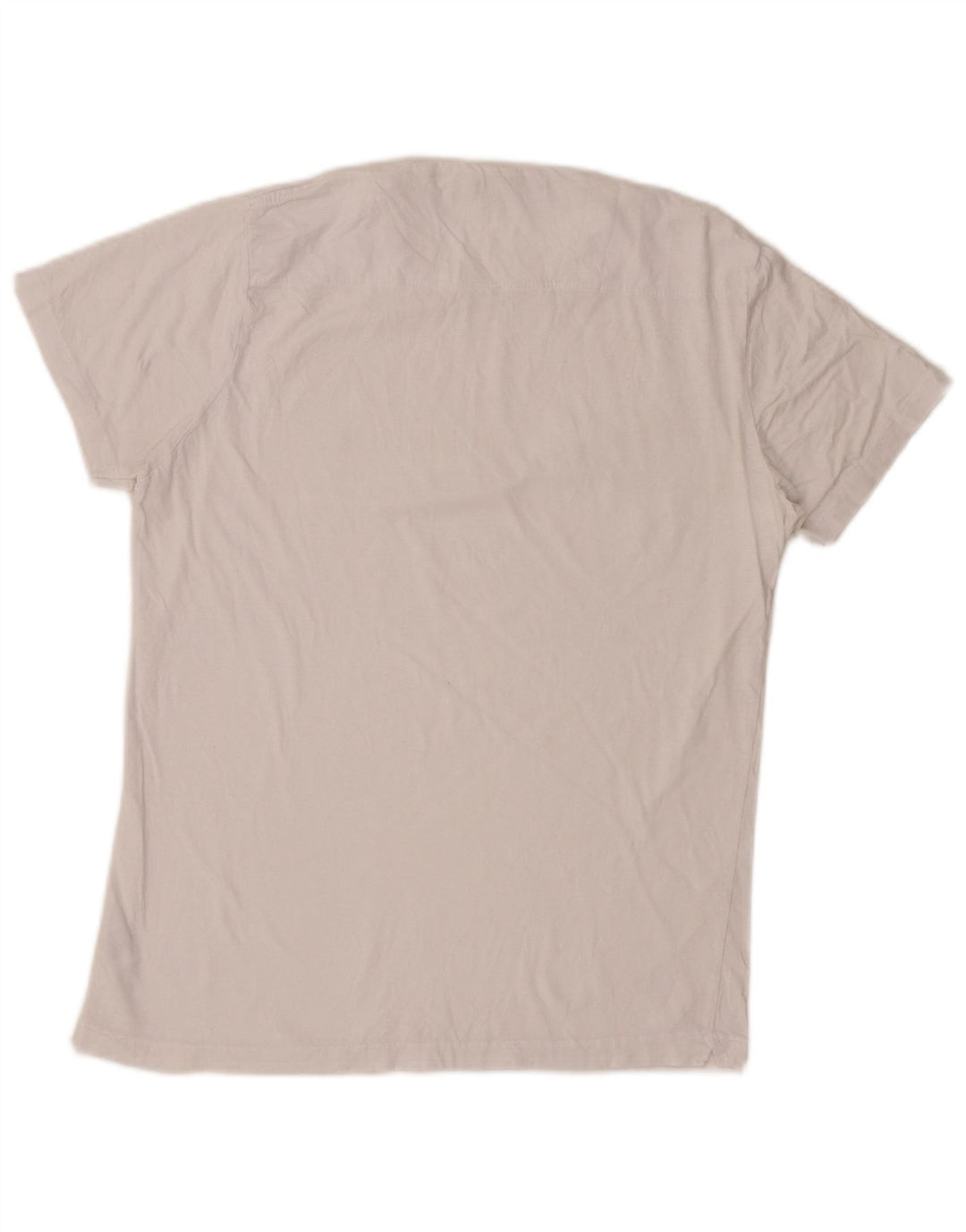FRENCH CONNECTION Dame T-Shirt Top UK 12 Medium Hvid Bomuld