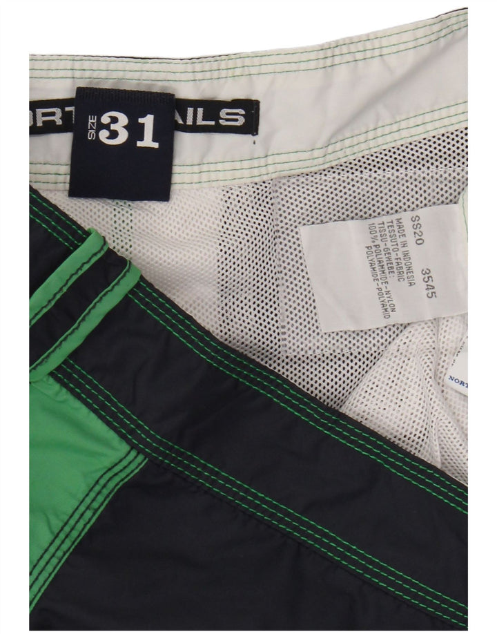 NORTH SAILS Badeshorts til mænd Medium Grøn Colourblock