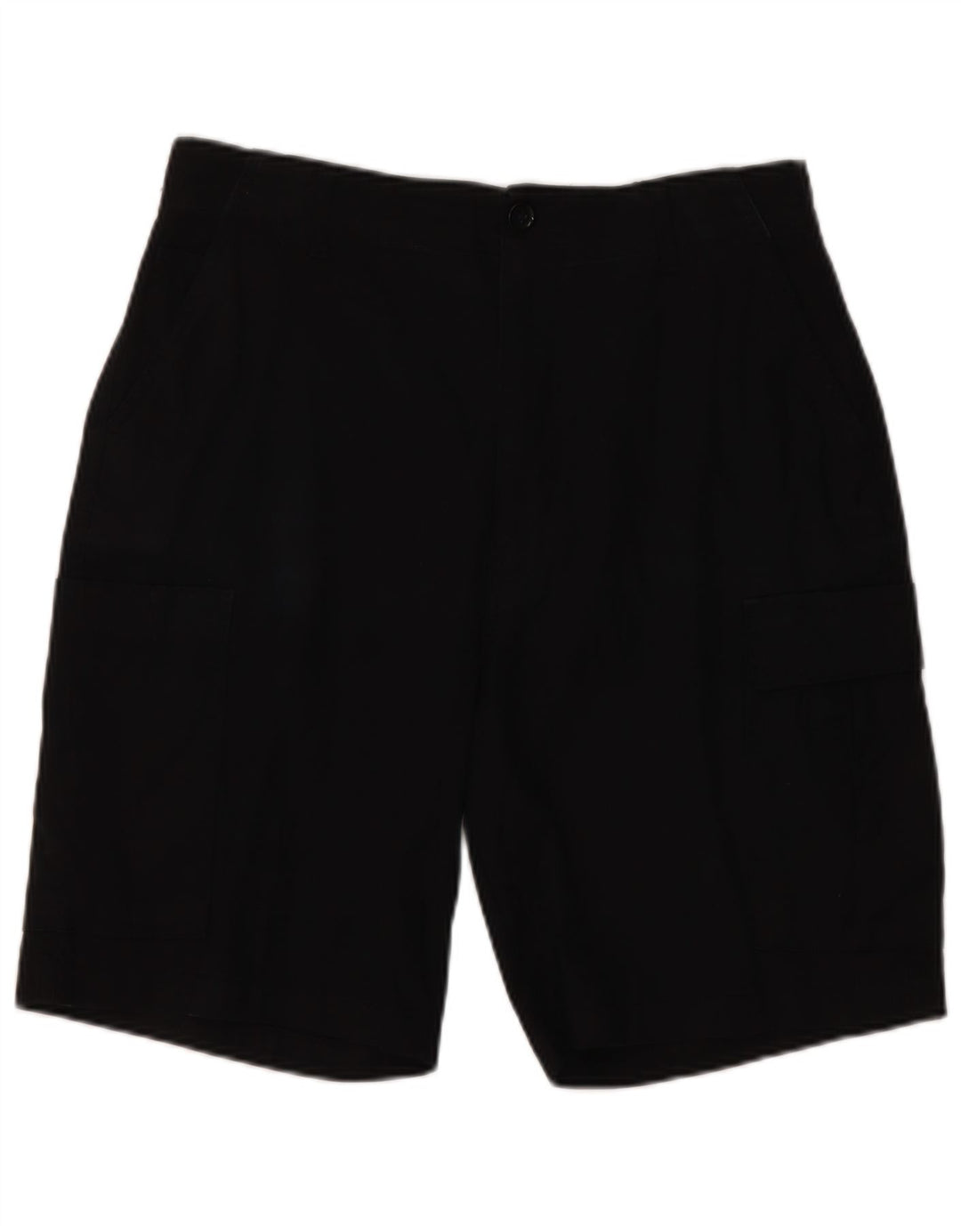 Zara Herre Cargo Shorts EU 42 Large W32 Sort Bomuld