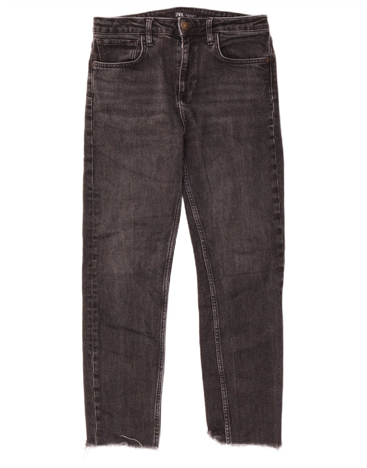 Zara Dame Slim Jeans EU 40 Medium W30 L27 Grå
