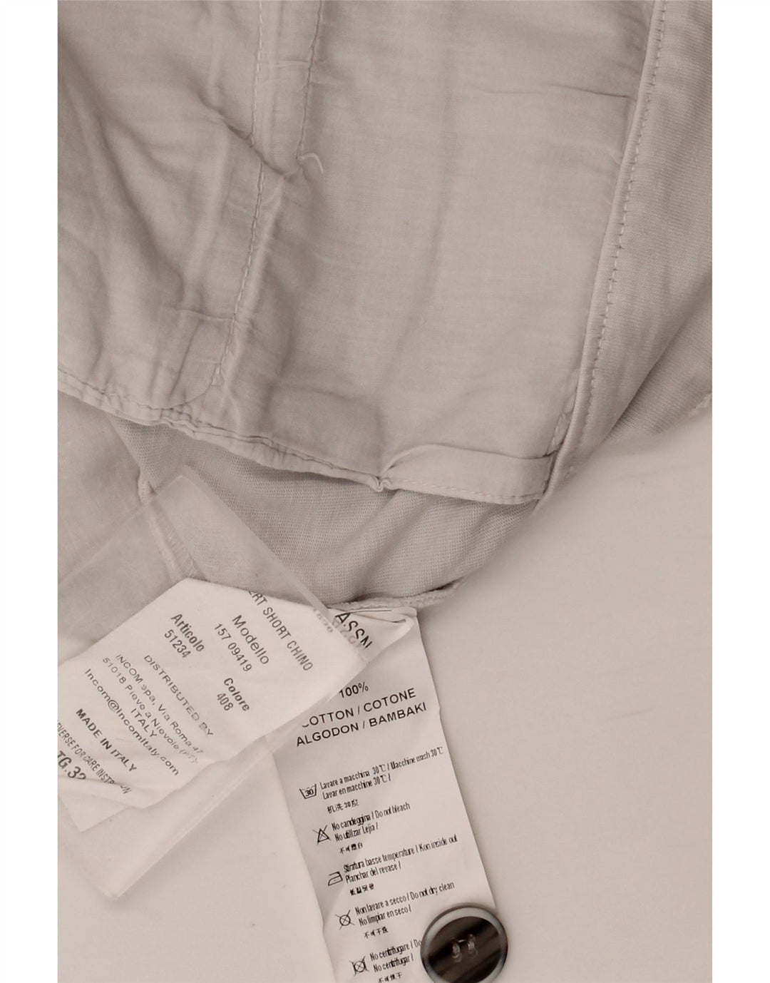 U.S. POLO ASSN. Herre Chino Shorts W32 Medium White Bomuld