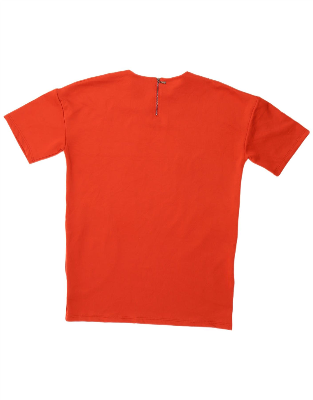 Topshop Dame T-Shirt Kjole UK 12 Medium Rød Polyester