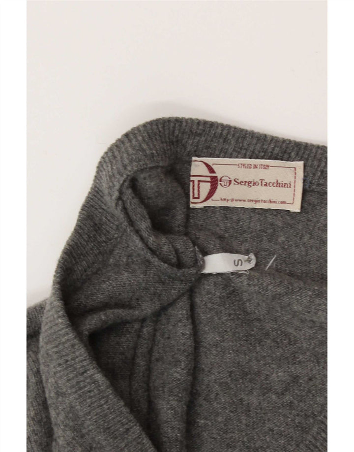 Sergio Tacchini Herre V-hals sweater Small Grey