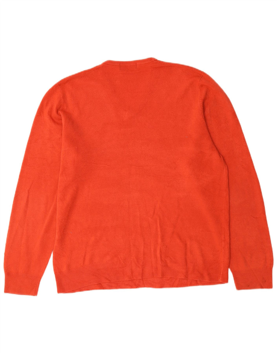 Marks & Spencer Herre Blue Harbor V-hals sweater Stor rød akryl