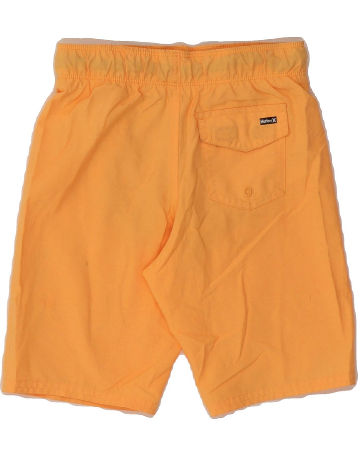 HURLEY Boys Graphic Swimming Shorts 6-7 Years  Orange Polyester Vintage Hurley and Second-Hand Hurley from Messina Hembry 