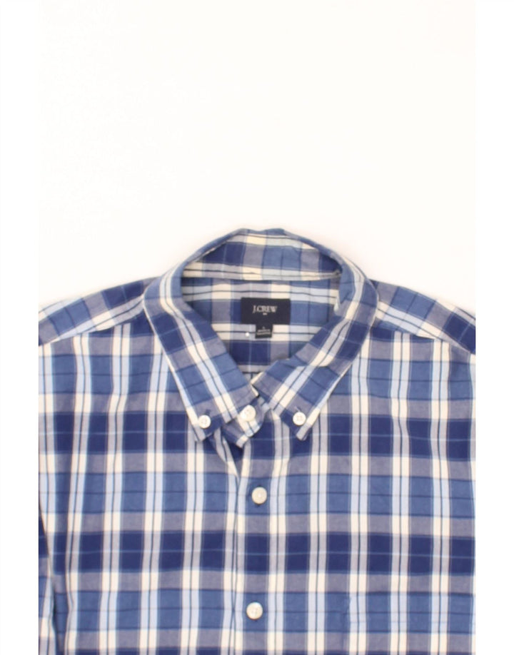 J. CREW Mens Shirt Large Blue Check Cotton Vintage J. Crew and Second-Hand J. Crew from Messina Hembry 