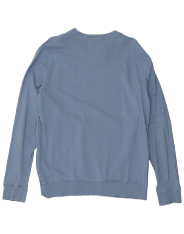 Crew Clothing Herre Sweatshirt Jumper Stor Blå Bomuld
