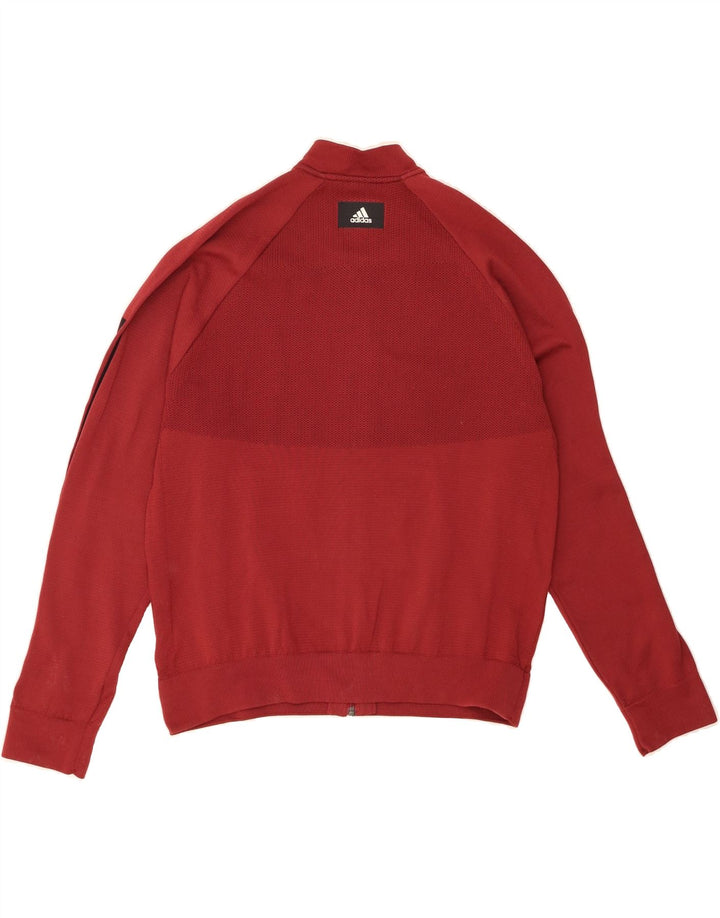 ADIDAS Womens Tracksuit Top Jacket UK 16/18 Large Red Polyester Vintage Adidas and Second-Hand Adidas from Messina Hembry 