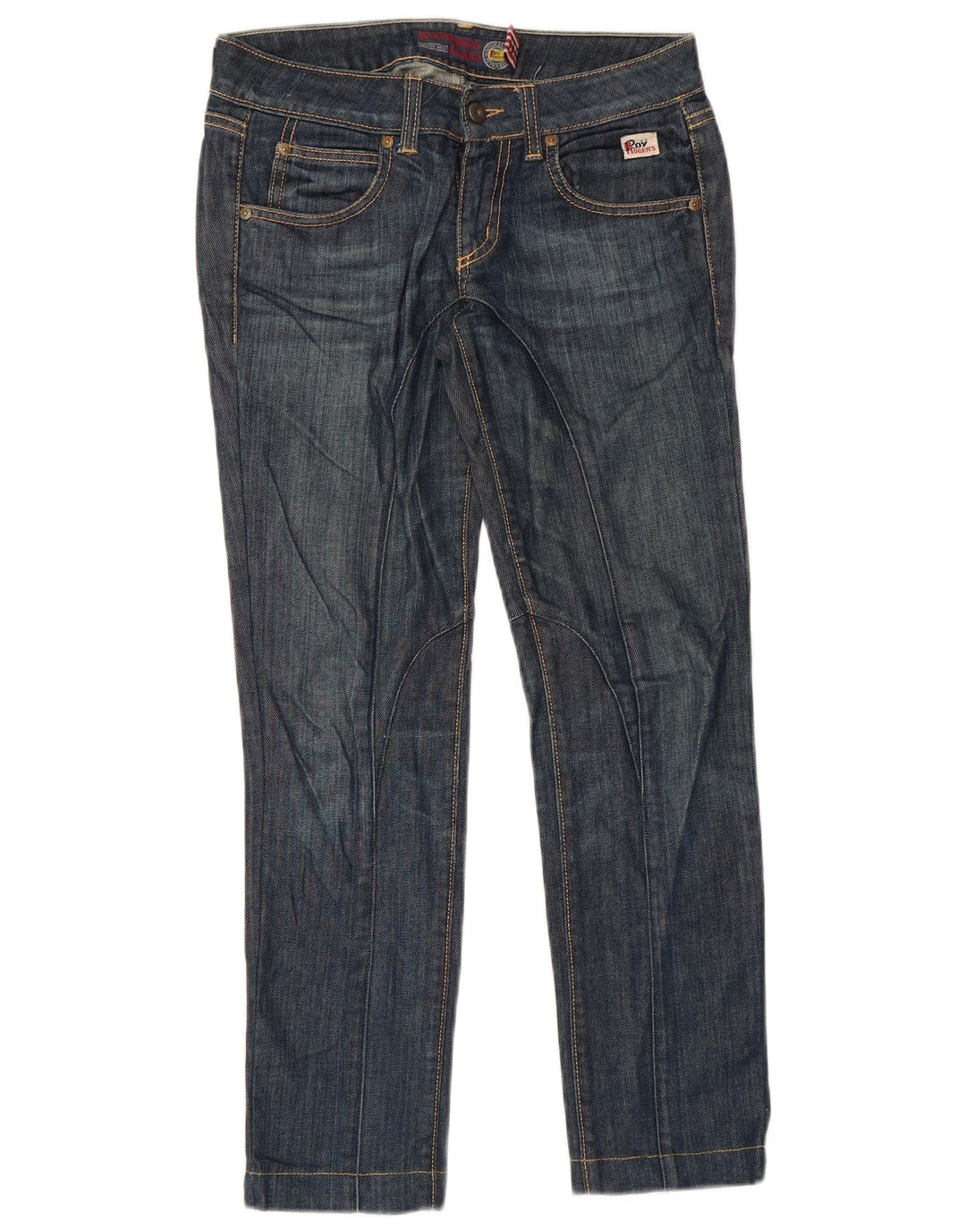 Roy Rogers Dame Slim Jeans W24 L28 Marineblå Bomuld