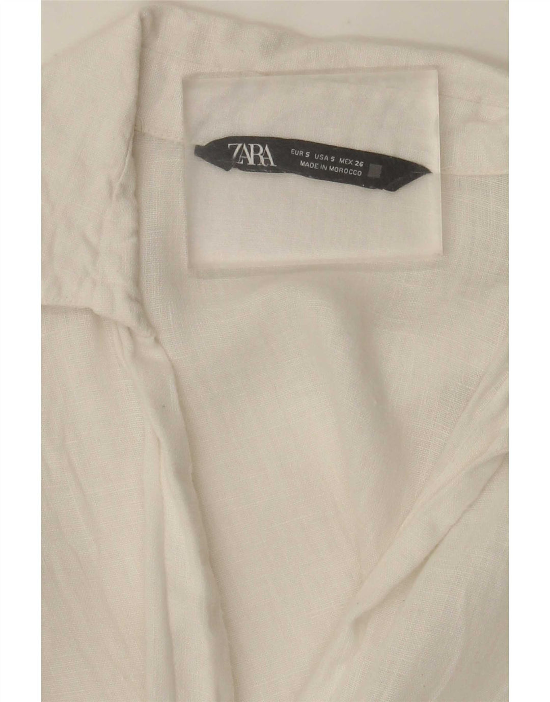 Zara Dameskjorte UK 10 Small White