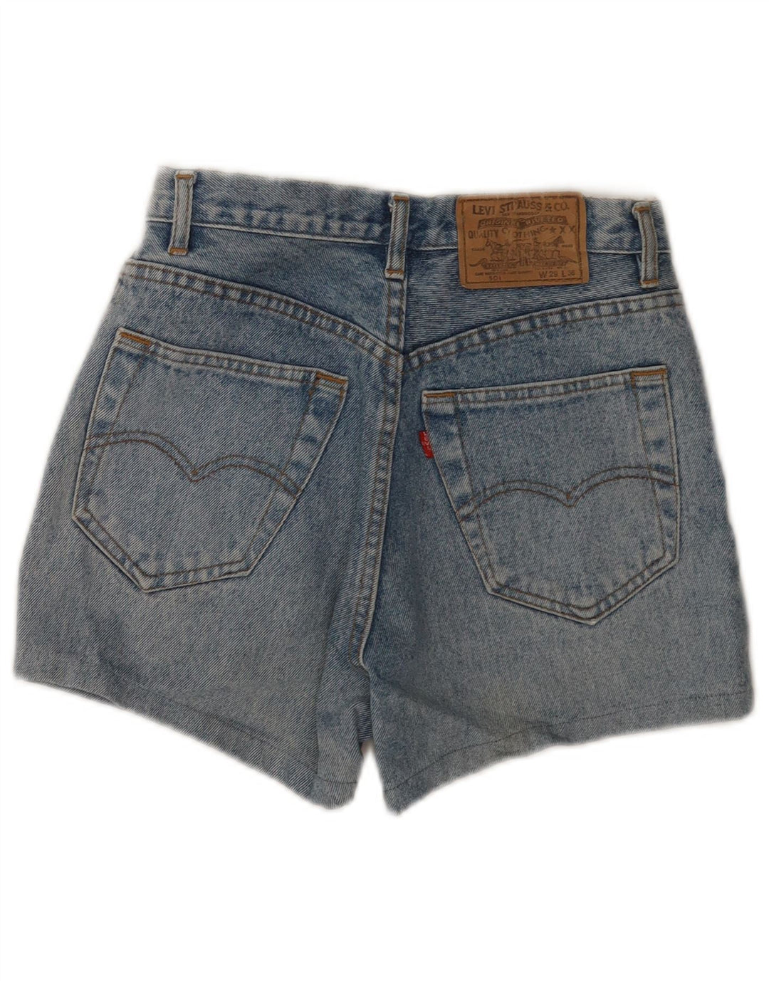 Levi's Womens 501 denimshorts W29 Medium Blue Bomuld