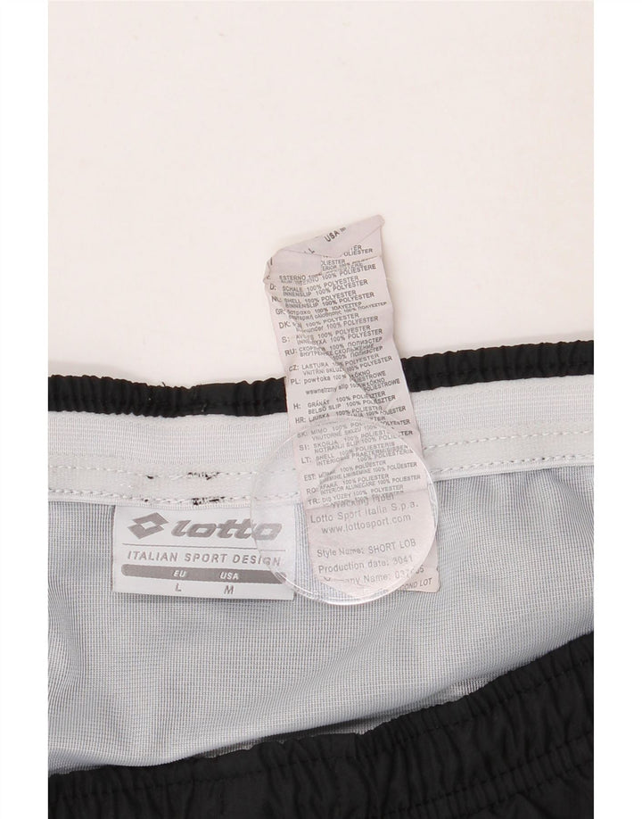 Lotto Herre Sportshorts Stor Sort Polyester