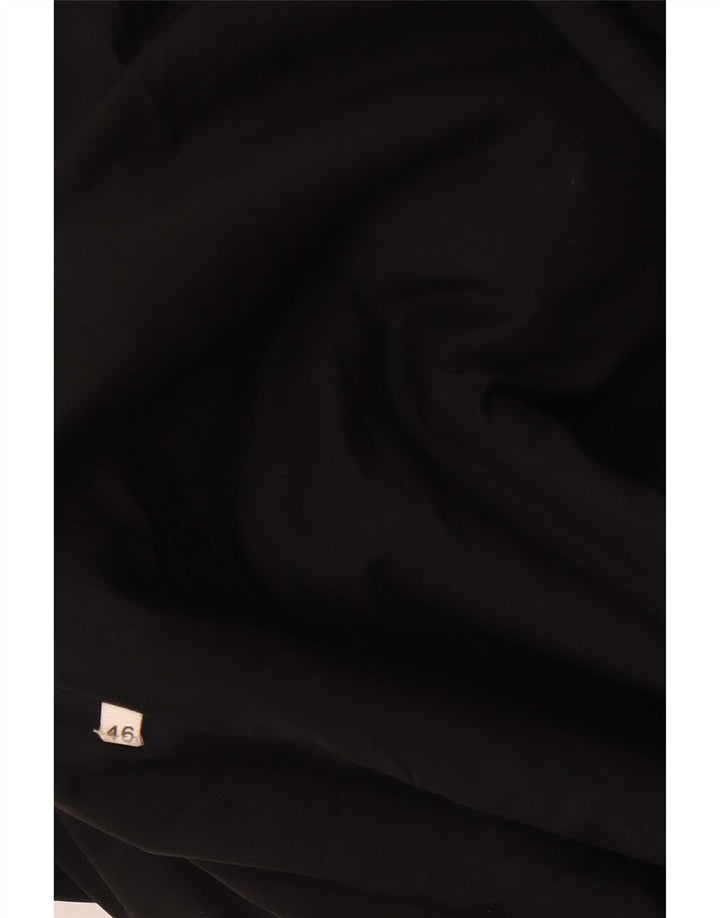 Vintage oversized læderfrakke til kvinder IT 46 Large Black