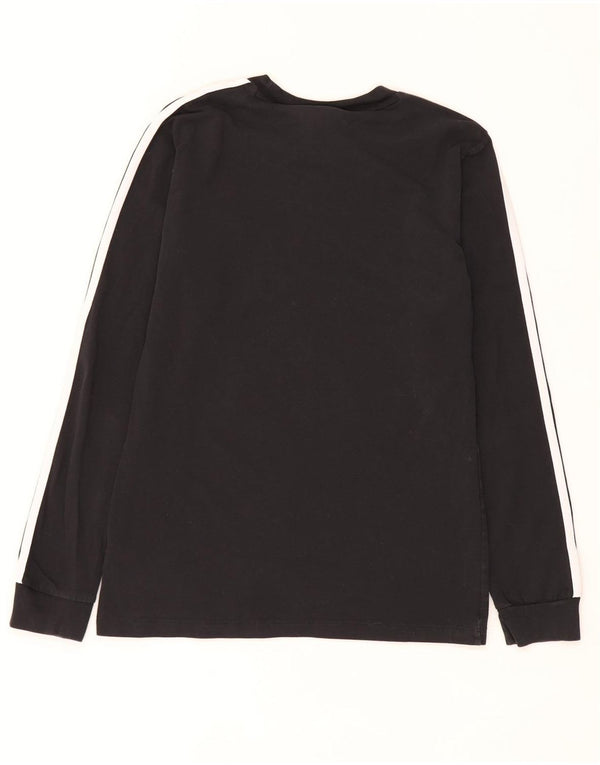 Adidas Dame Top Langærmet UK 10 Small Black Bomuld