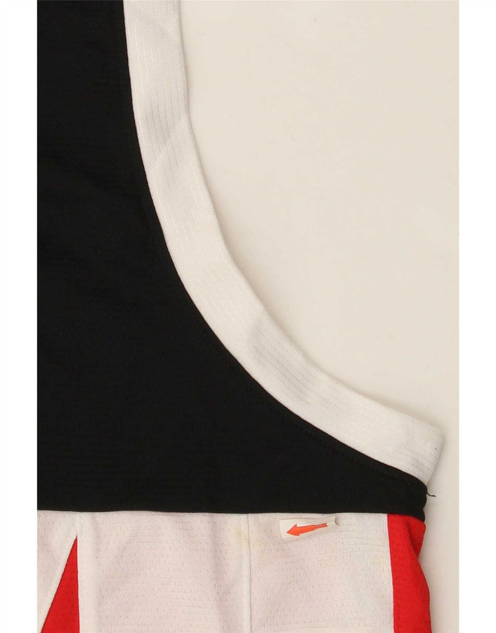 Nike grafisk vest til mænd, stor rød farveblok polyester