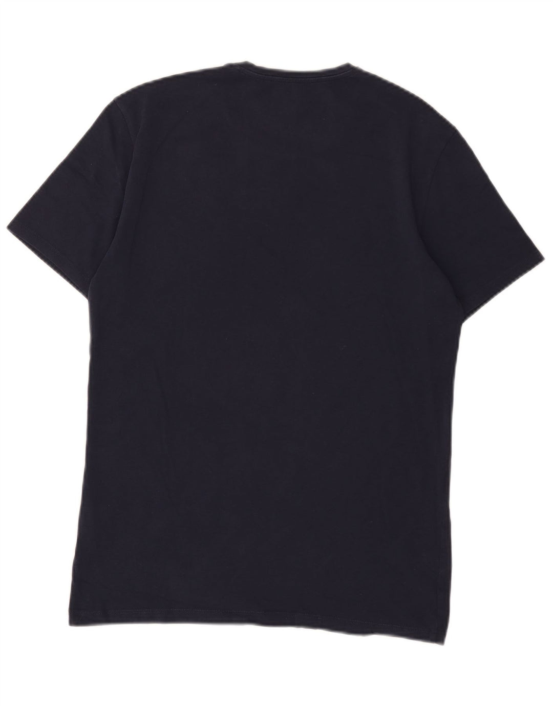Guess Herre Extra Slim Grafisk T-Shirt Top Medium Marineblå Bomuld