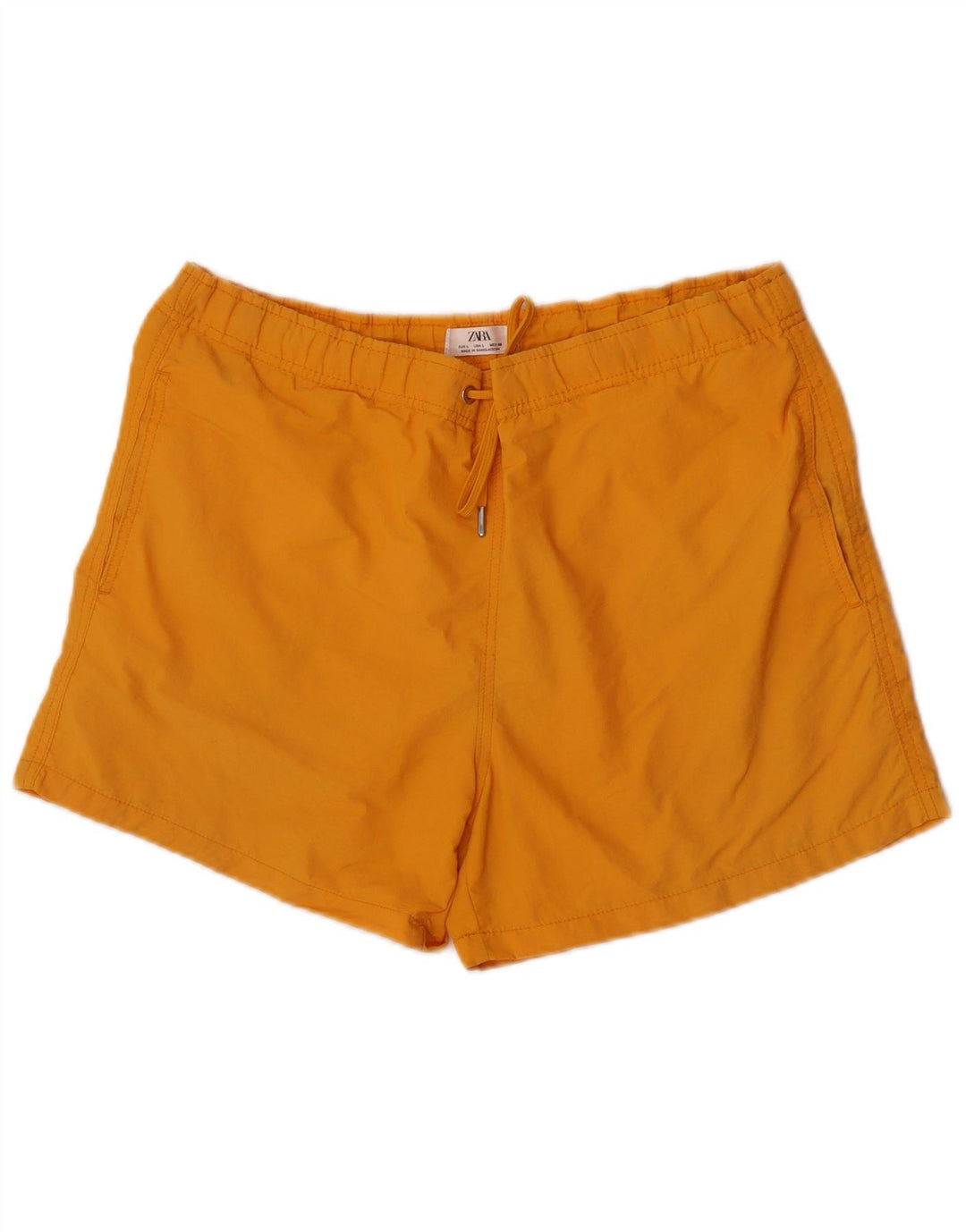 Zara Badeshorts til mænd store gule nylon