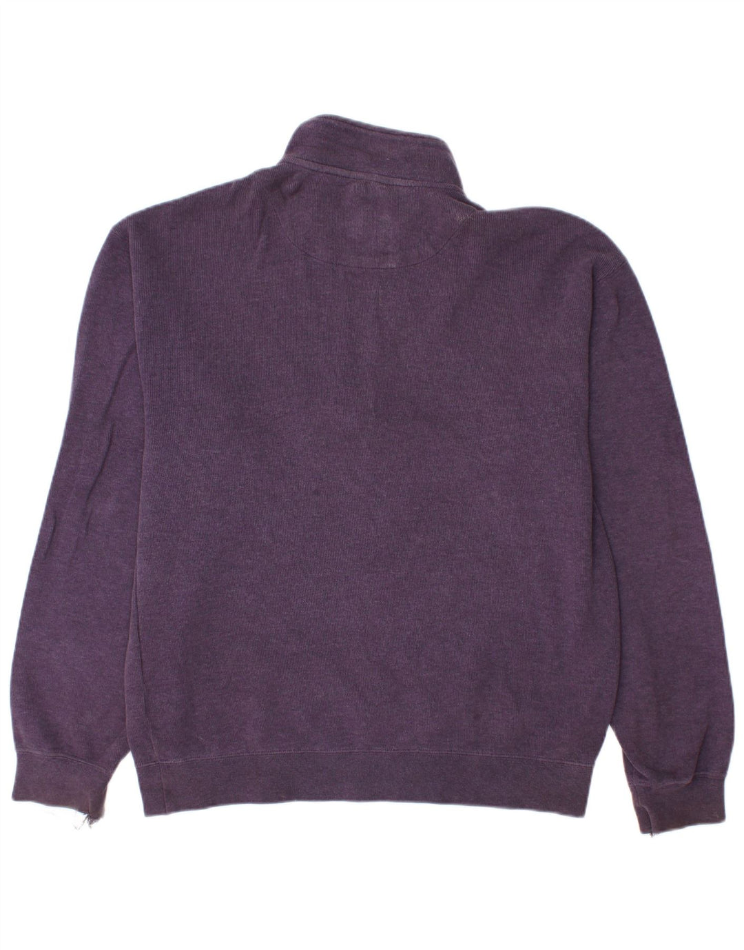 ORVIS Sweatshirt med lynlås til mænd, medium lilla bomuld