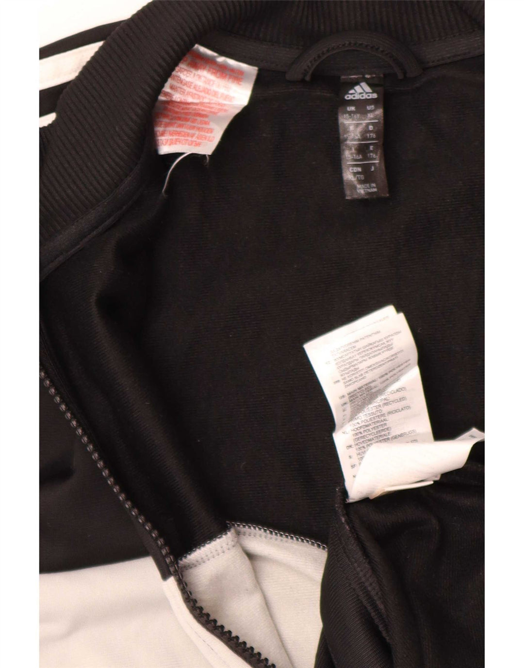 Adidas Træningsdragt Topjakke til drenge 15-16 år Sort Colourblock Polyester
