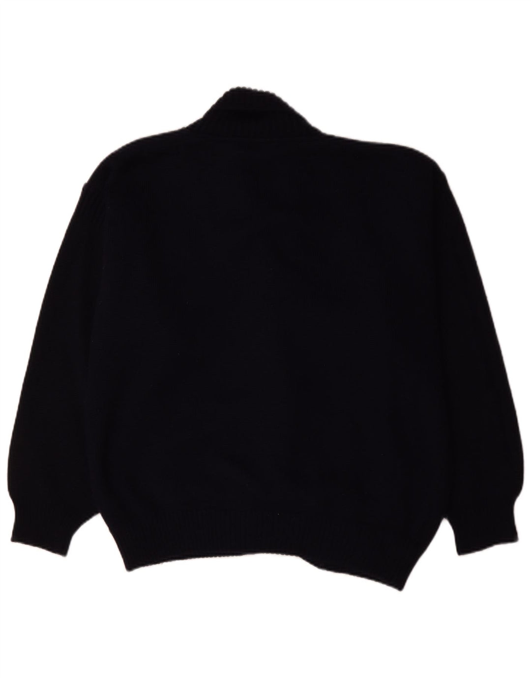 Frank Alexs Dame Cardigan Sweater IT 52 2XL Marineblå Uld