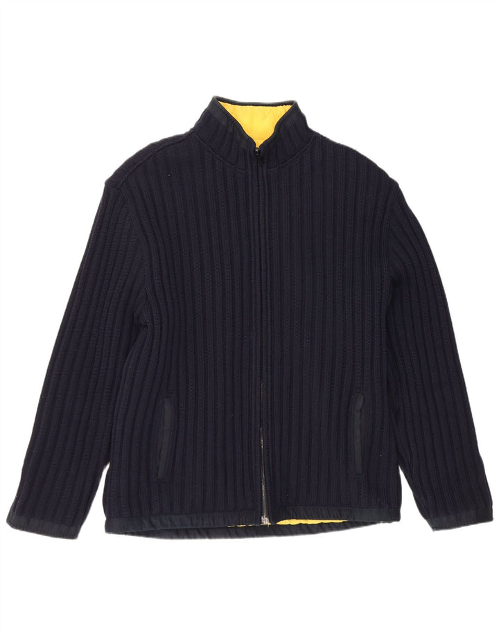Paul & Shark Herre Cardigan Sweater Large Navy Blue
