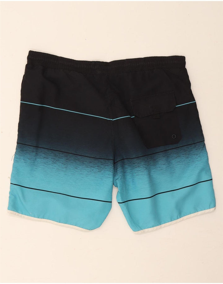 Fila Herre grafiske svømmeshorts Medium Blue Colourblock Polyester