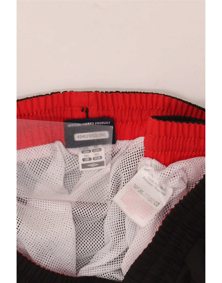 Umbro Herre Grafiske Badeshorts 2XL Sort Polyester