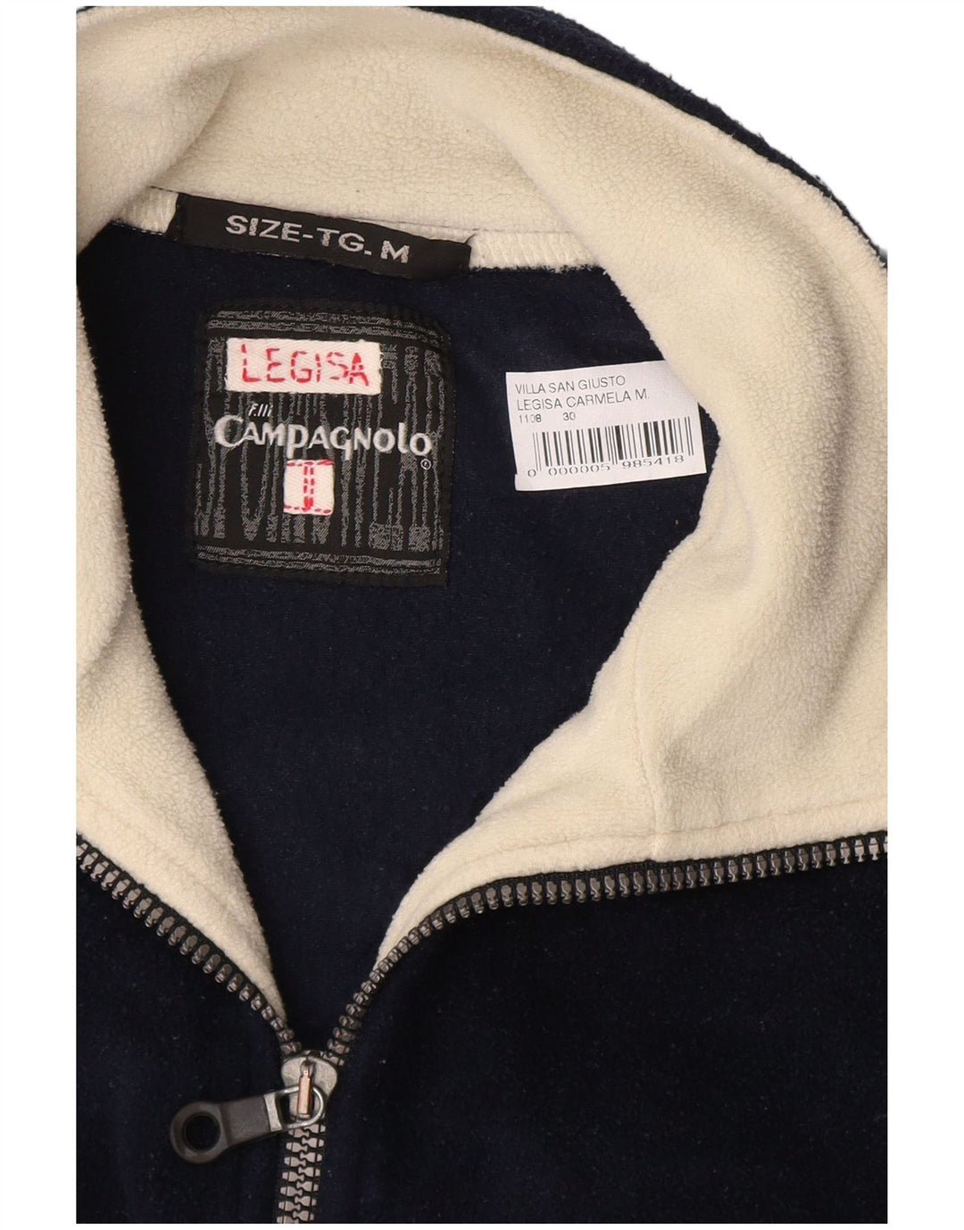 Campagnolo Dame Fleecejakke UK 14 Medium Navy Blue