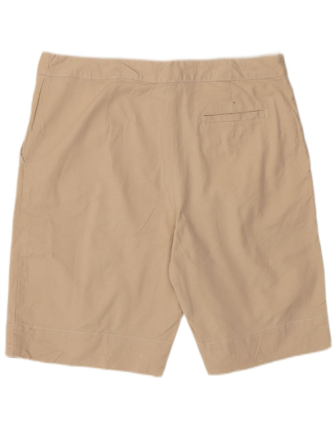 IZOD Chino Shorts til kvinder US 12 Large W34 Beige Bomuld