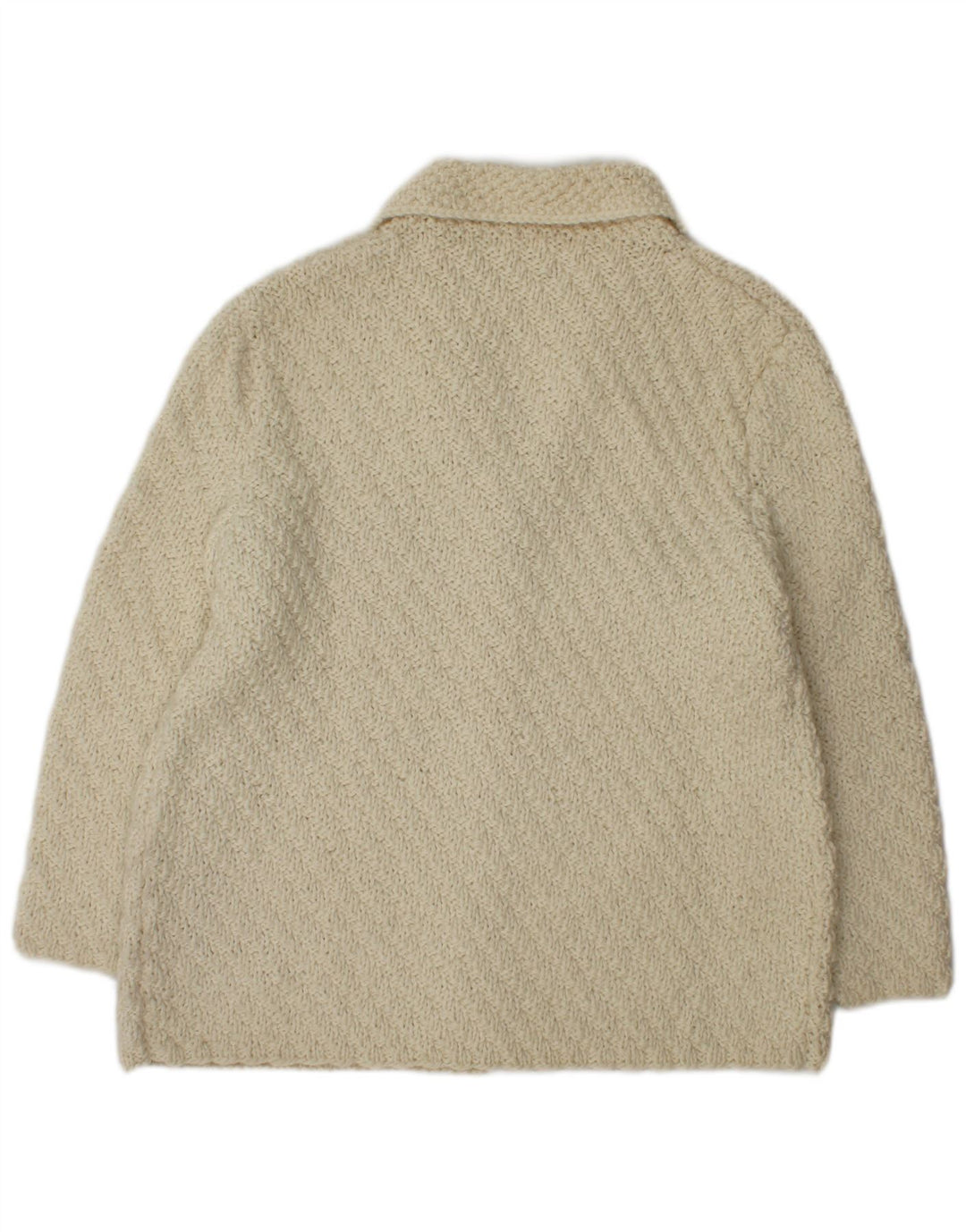 Vintage dame cardigan sweater UK 16 Large Beige
