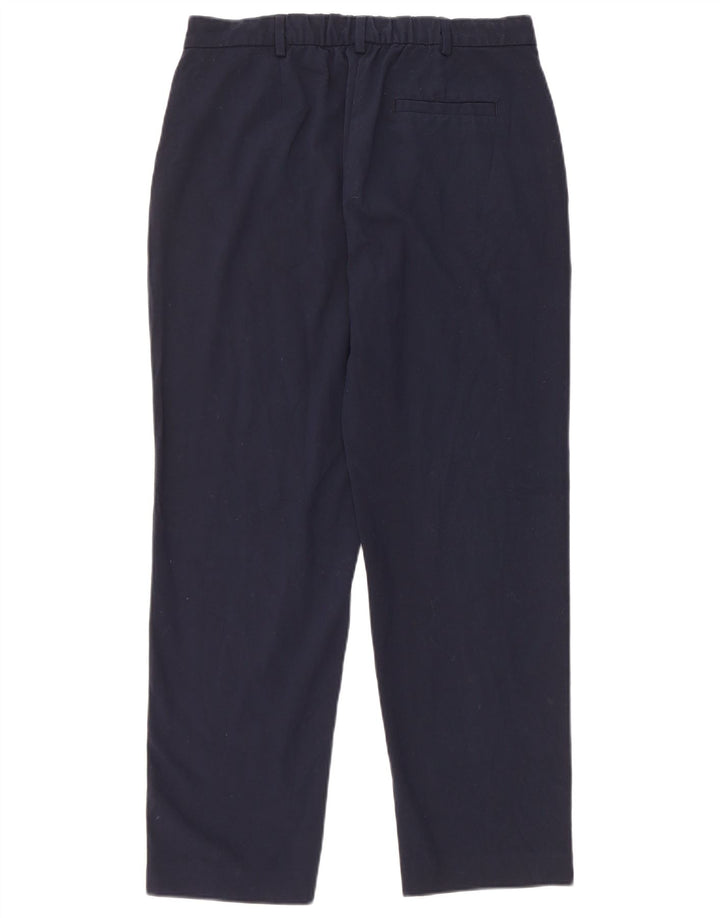 Marks & Spencer jakkesætsbukser til kvinder UK 12 Medium W30 L28 Marineblå