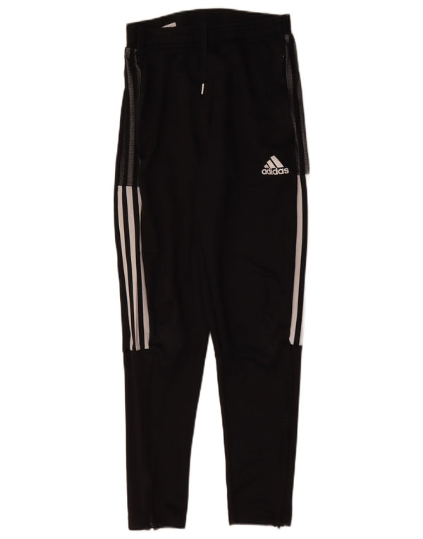 Adidas Dame træningsdragt Bukser UK 10 Small Black Polyester Sports