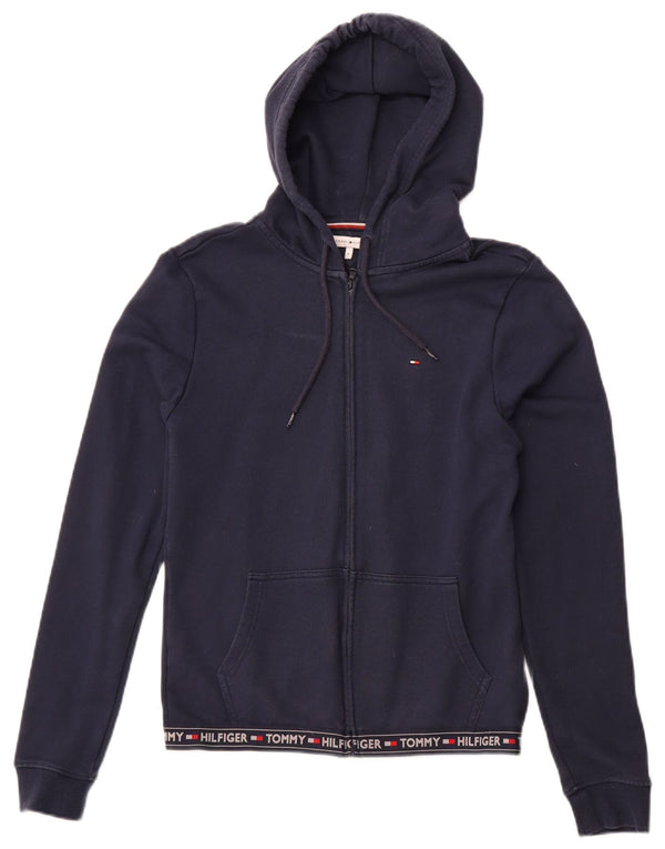 TOMMY HILFIGER Grafisk hel træningsdragt til kvinder UK 12 Medium Navy Blue