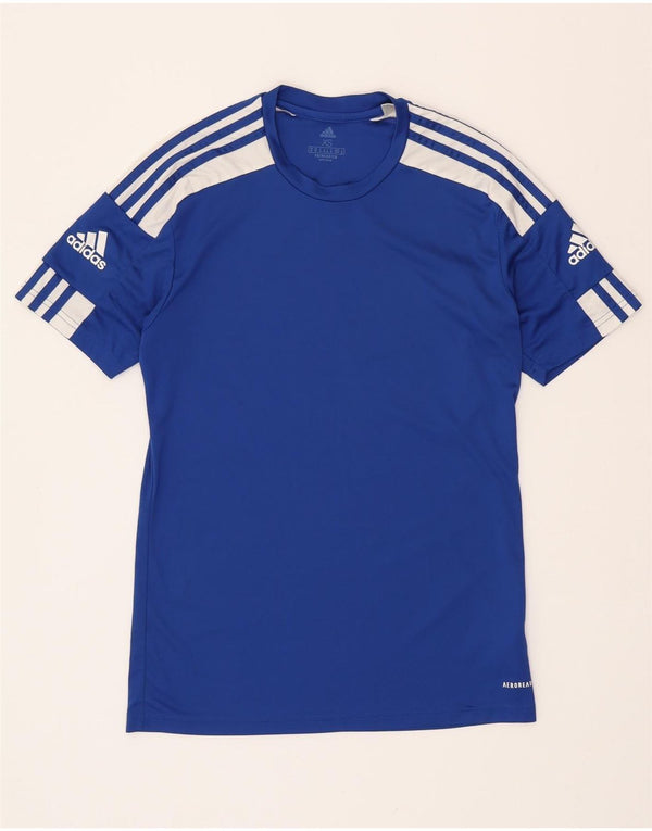 ADIDAS Aeroready T-Shirt Top XS Blå Colourblock Polyester