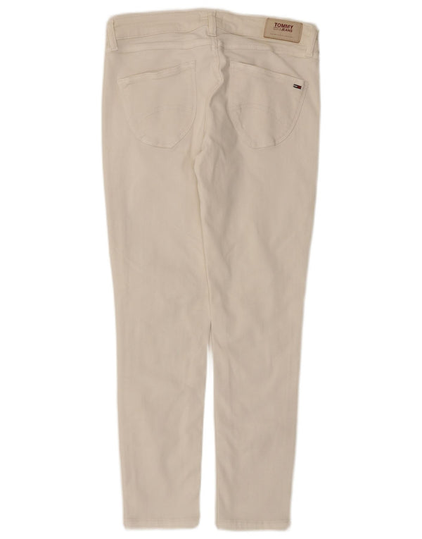 Tommy Hilfiger Dame Skinny Jeans med lav talje W27 L26 Hvid