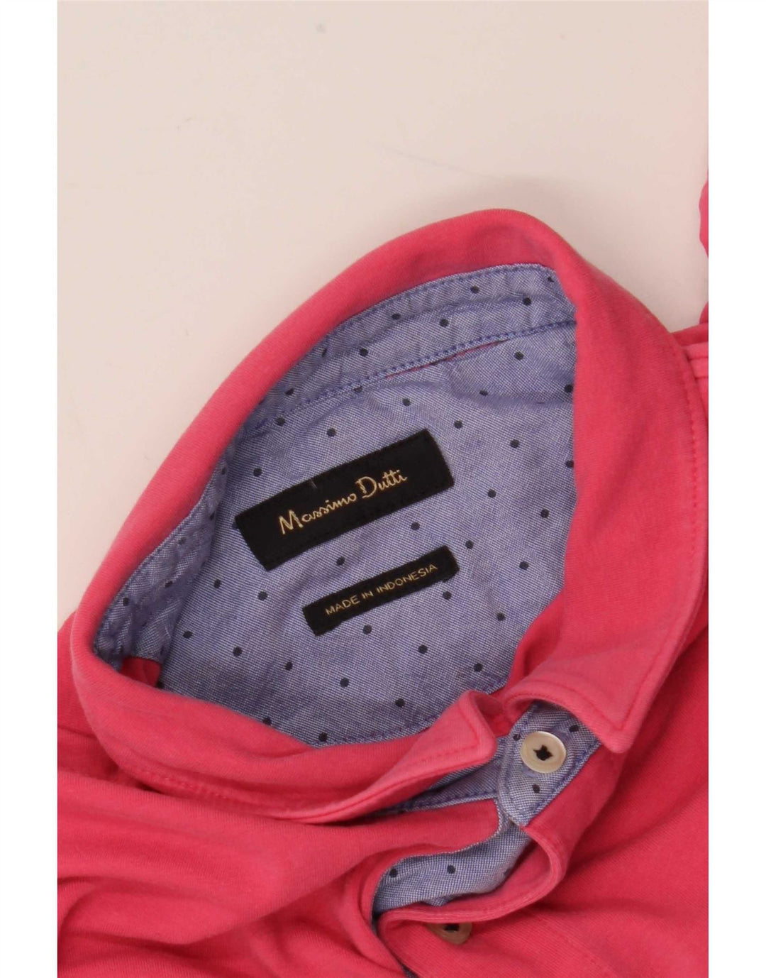 Massimo Dutti Herre Polo Shirt Lille Pink