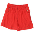 Vintage Kvinder Casual Shorts IT 42 Medium W30 Rød